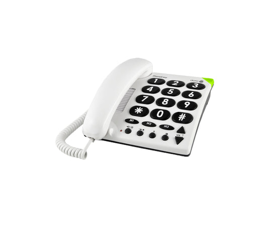 Doro PhoneEasy® 311C Big Button Telefoon Wit Kopen van  Doro?- Vanaf €39.95 bij Pucshop.nl