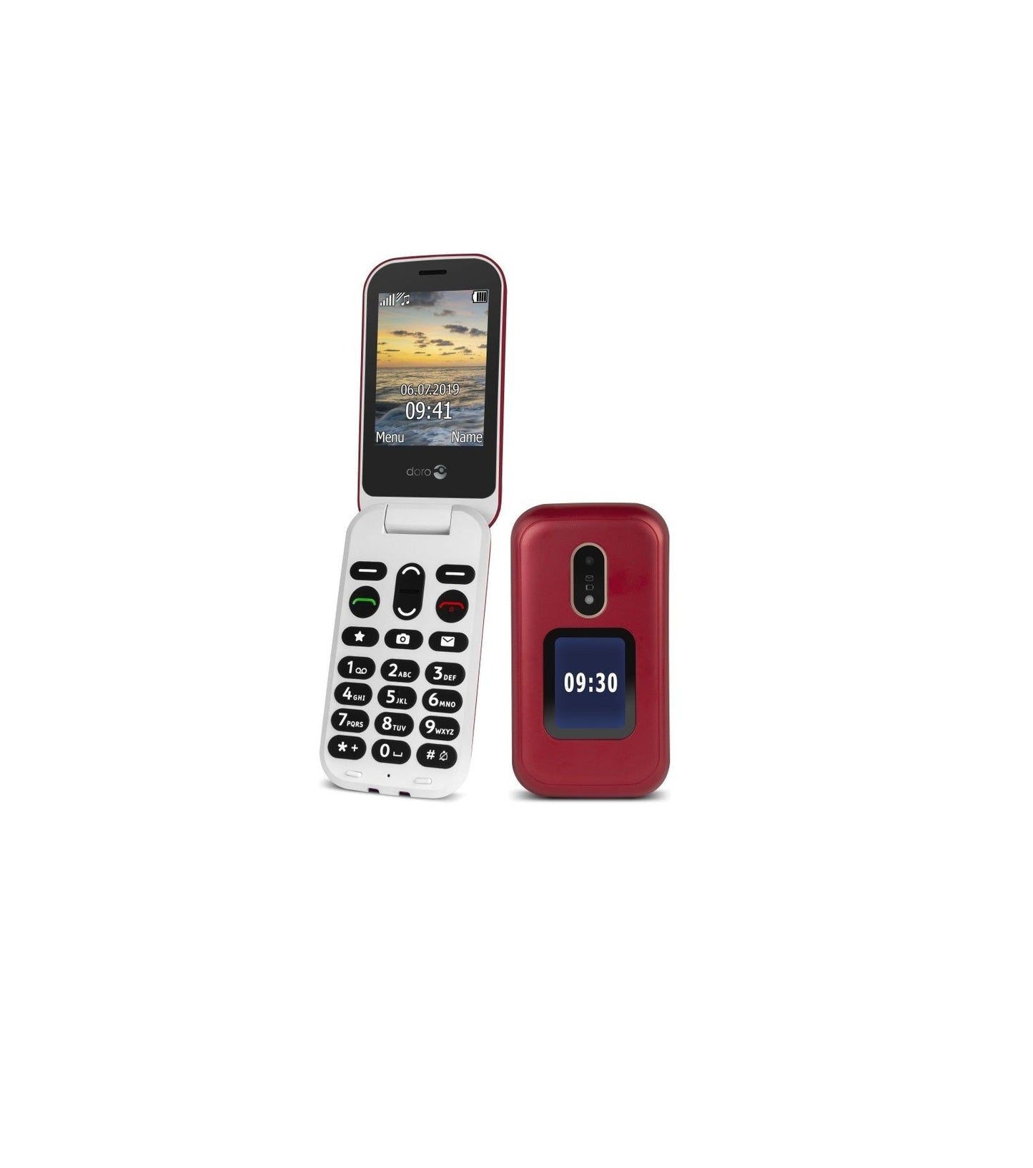 Doro Mobiele Klaptelefoon 6060 2G Senioren GSM Kopen van  Doro?- Vanaf €88.95 bij Pucshop.nl