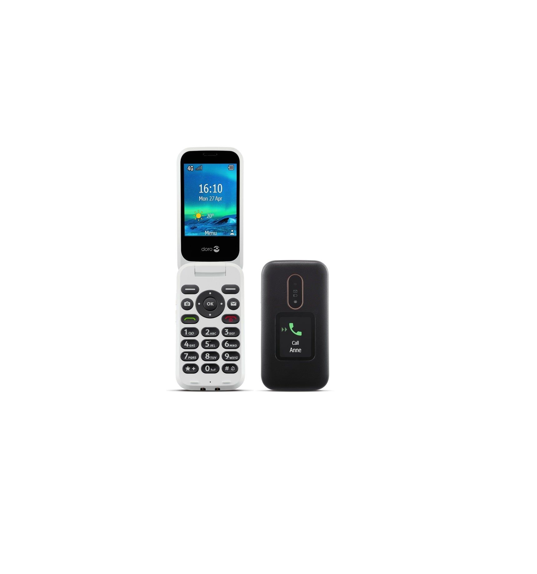 Doro Mobiele Klaptelefoon 6880 4G Senioren GSM Kopen van  Doro?- Vanaf €119.95 bij Pucshop.nl