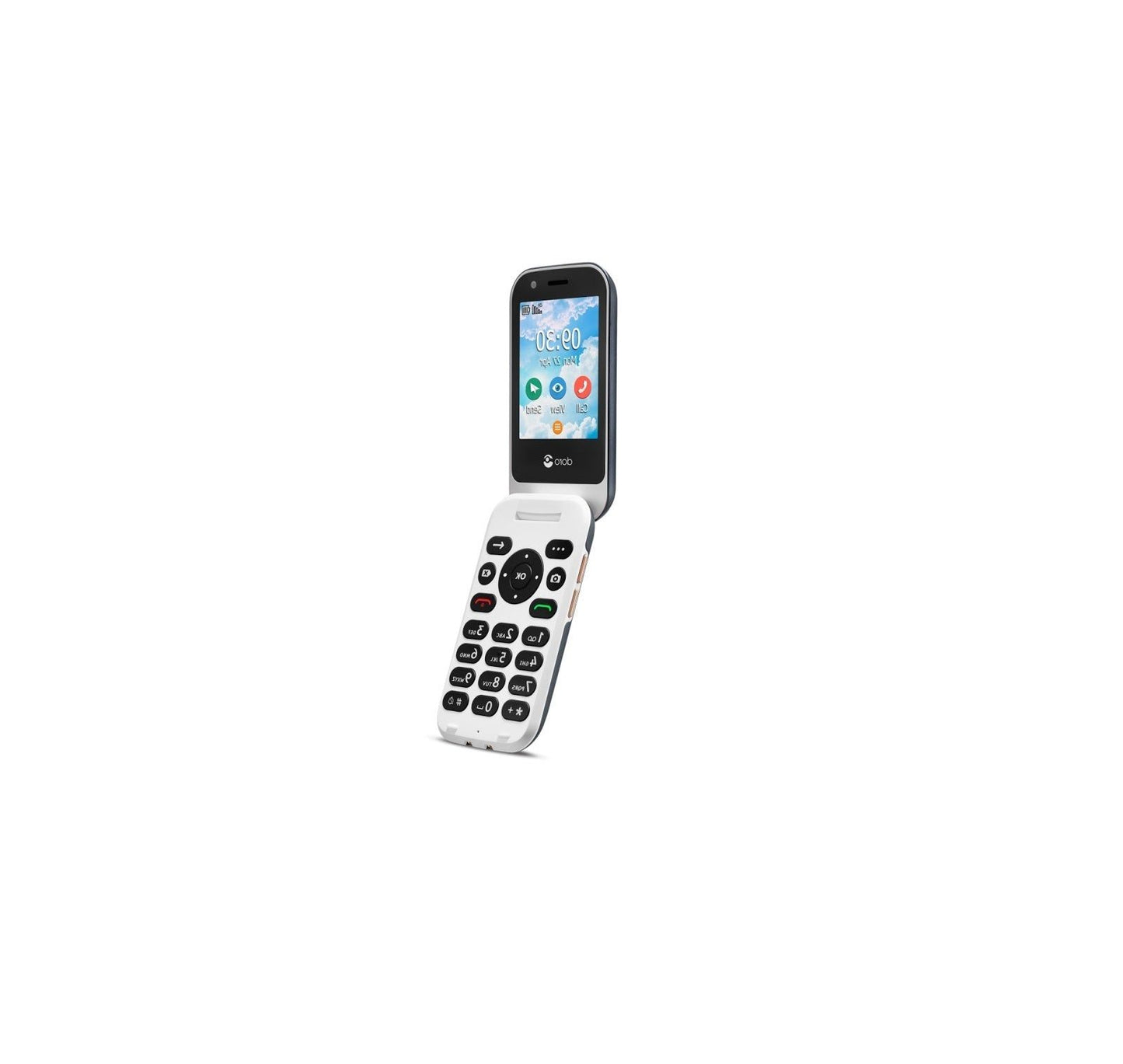Doro Mobiele Klaptelefoon 7080 4G Senioren GSM Kopen van  Doro?- Vanaf €133.95 bij Pucshop.nl