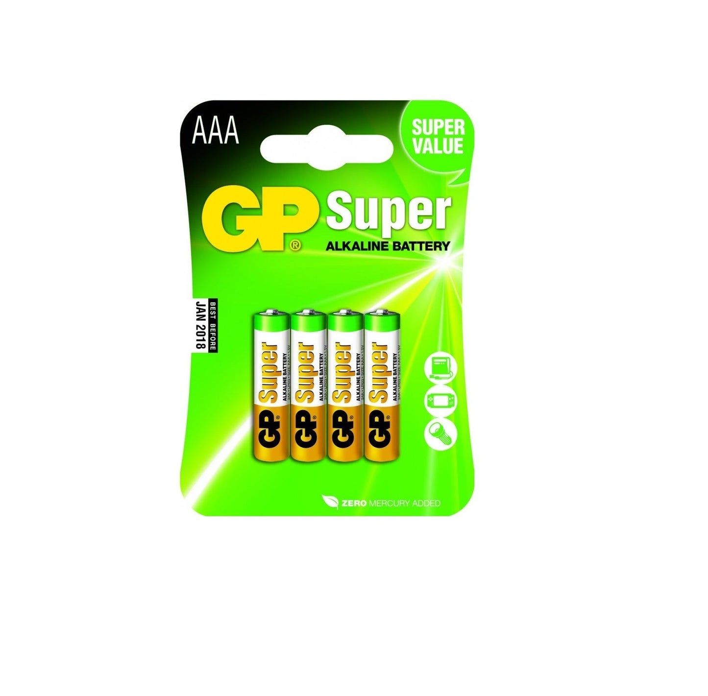 GP Super AAA Batterijen Kopen van  GP Batteries?- Vanaf €8.95 bij Pucshop.nl